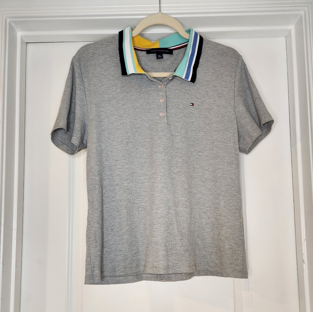 Tommy Hilfiger Women's Colorblock Collar Polo